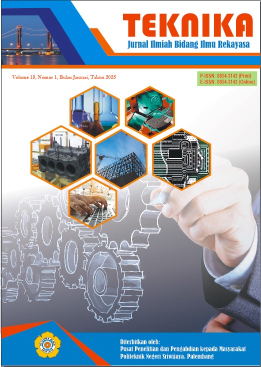 					View Vol. 19 No. 1 (2025): Teknika Januari 2025 (In Progress)
				