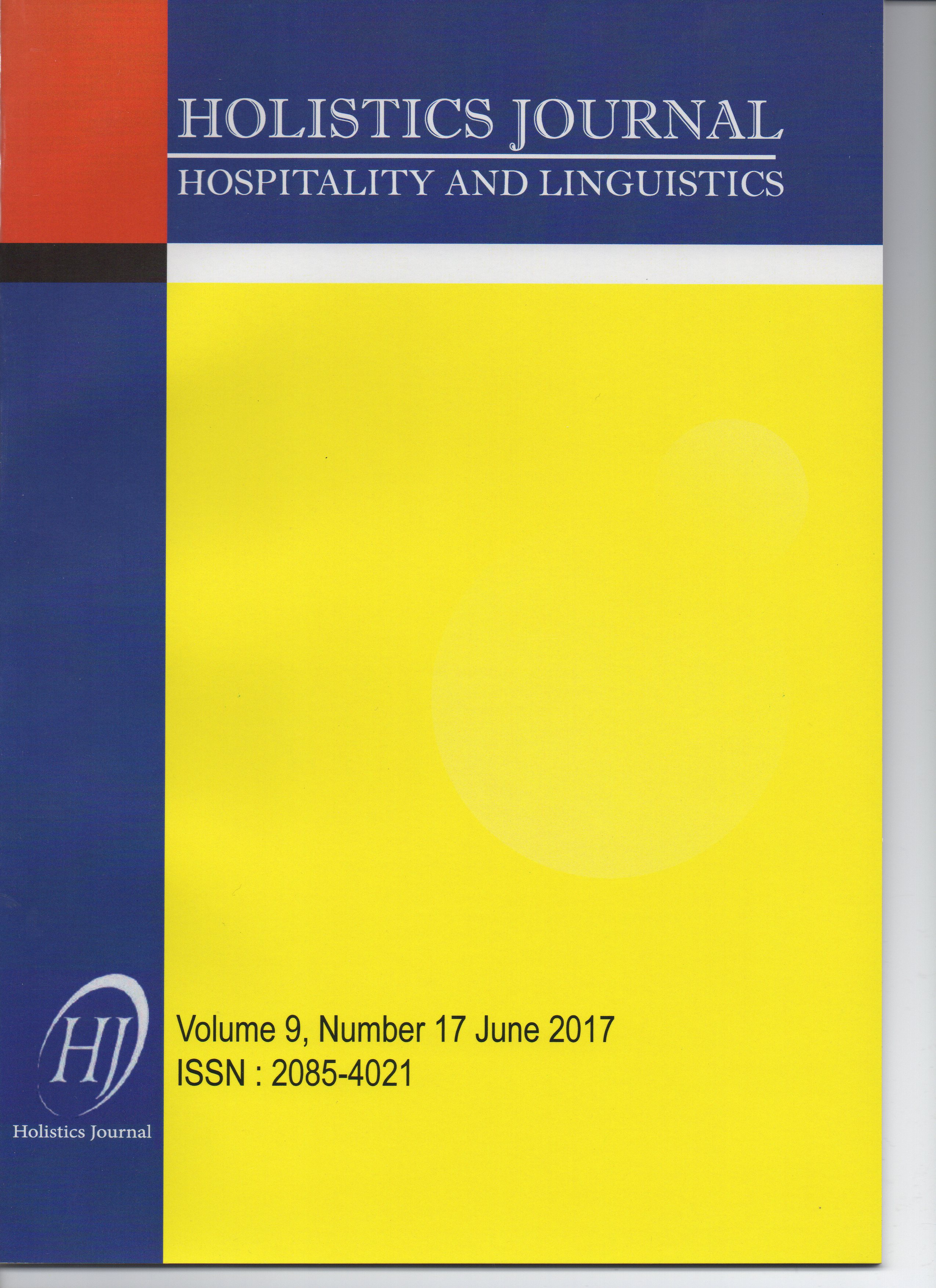 					View Vol. 9 No. 17 (2017): Vol 9, No.17 (2017): HOLISTICS VOLUME 9, NUMBER 17  JUNE 2017
				